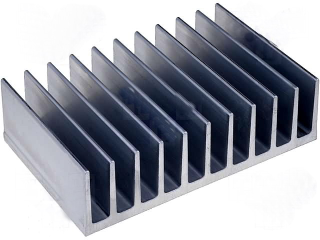Radiator AL, 60x124x35mm, RAD-A5724/60