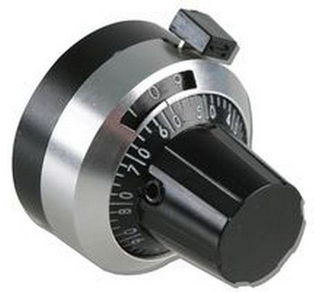 Buton demultiplicator, multitura, 10 ture, 2696, TT Electronics