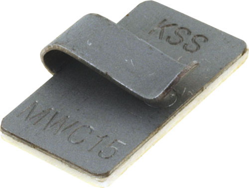 Suport cabluri, metal, autoadeziv, 25x15x10mm, MWC-25