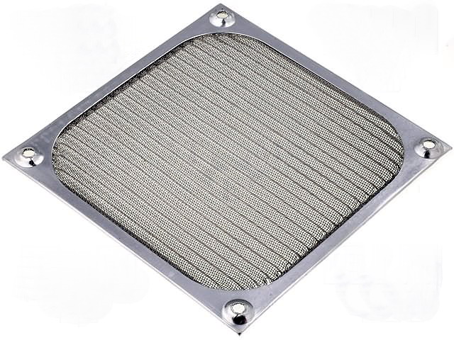 Grilaj metalic, ventilator, filtru, 92x92mm, ecran EMI, FM-09