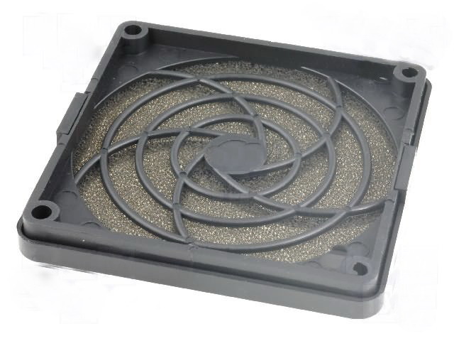 Filtru si masca ventilator, cartus filtrant, 80x80mm, 45ppi,  LFT80FI45