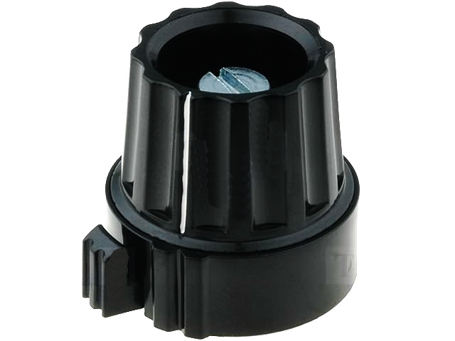 Buton demultiplicator, multitura, ax 6mm, 22.8mm, PPR-ARET2