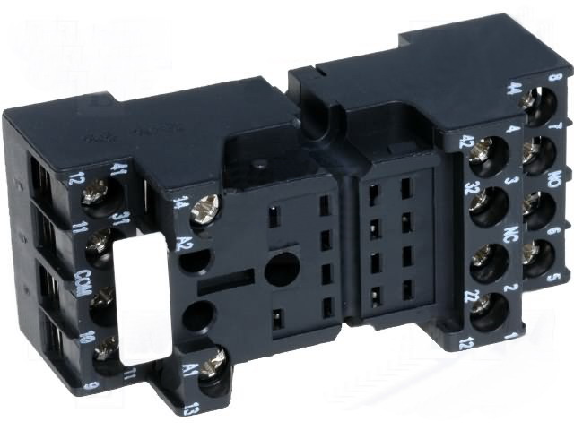 Soclu releu R4, DIN RAIL, GZ4