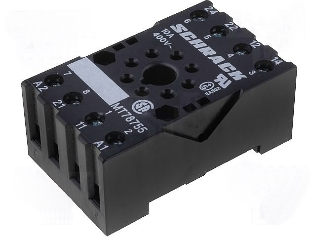 Soclu releu 8 pini, DIN, RAIL, MT78755