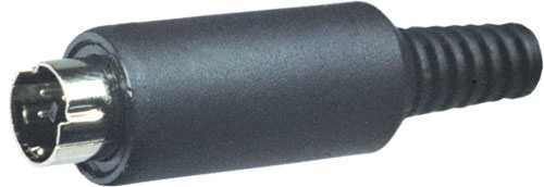 Mufa MINI DIN, tata, 3 contacte, 4850.1310, SCHURTER