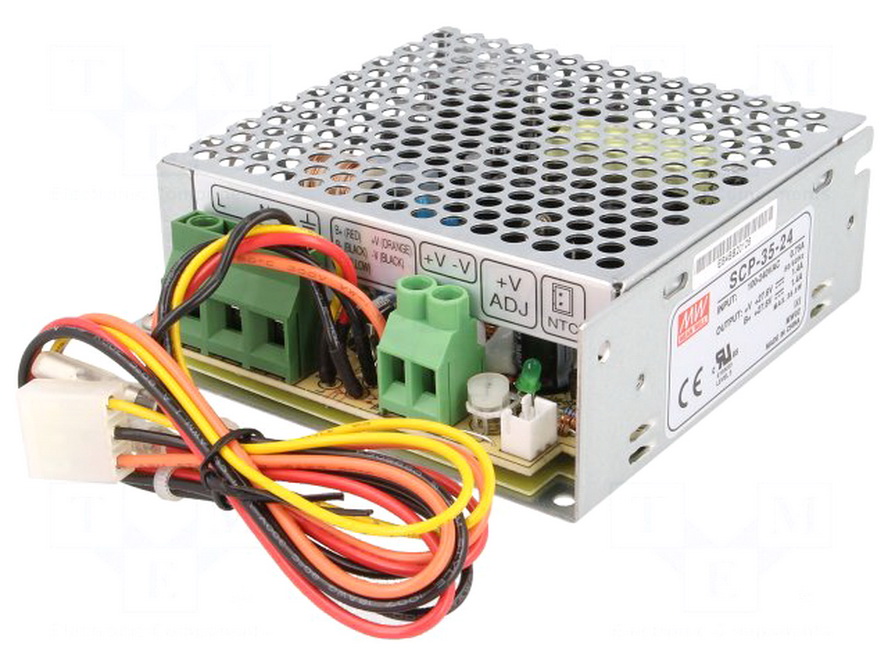 Sursa 27.6VDC, UPS, cu buffer , 1.4A, alimentare camere, SCP-35-24