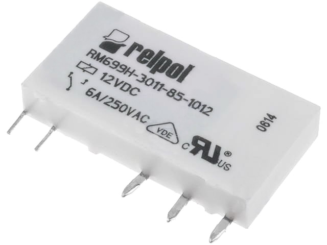 Releu 12VDC, 6A, SPDT, RM699H-P-12