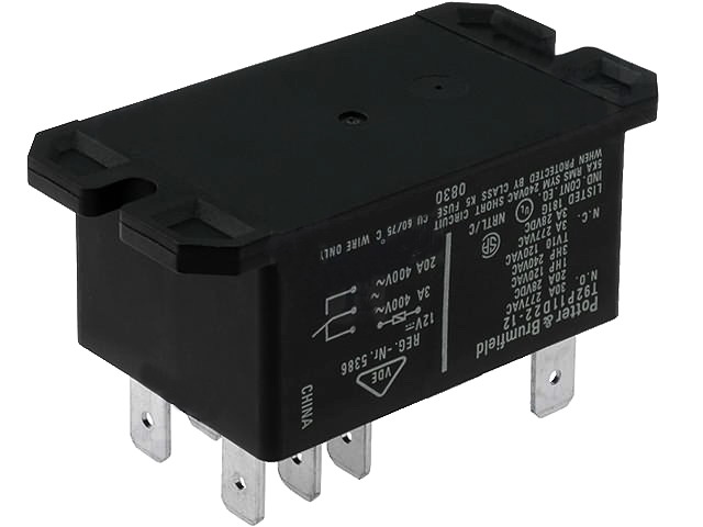 Releu auto 12VDC, 30A, DPDT, T92P11D22-12