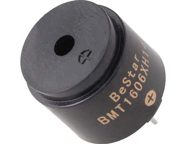 Buzer piezoelectric, 6VDC, 85dB, BMT-1606XH14