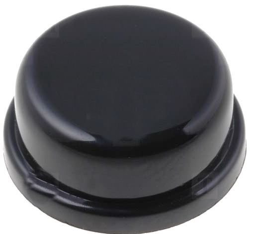 Buton rotund, pt. intrerupator, pt TACT24, TACT-2BRBK