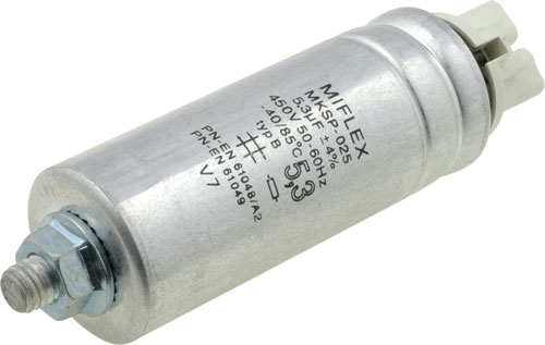 5.3uF/450V, Condensator pt lampi, cu descarcare, I140X553I-D00