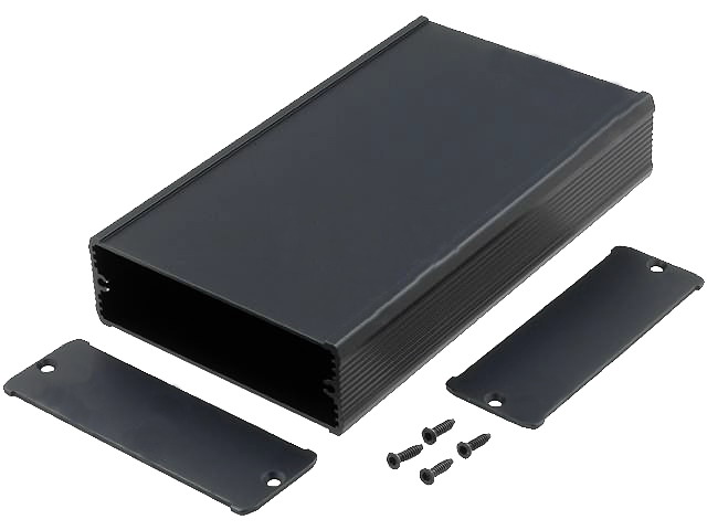 Cutie aluminiu, 160x94x32mm, TUF-94-32-160-SA, FISCHER