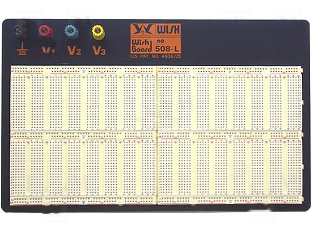 Placa test Breadboard, 3200 puncte, 190x305mm, WBU-508L
