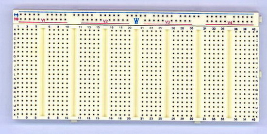 Placa test, Breadboard, 800 puncte, WBU-501