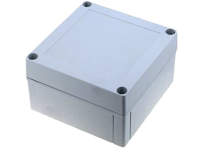 Cutie ABS gri IP67, 130x130x75mm,  ABS125/75HG