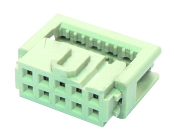 AWP-10B, Mufă; IDC; mamă; PIN: 10; IDC; pt.cablu-bandă; 1,27mm; Dispunere: 2x5