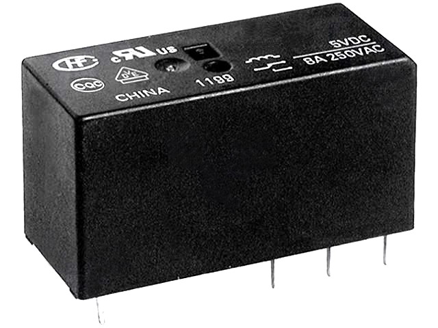 Releu 12VDC, 12A, SPDT, HF115F/012-1Z1A