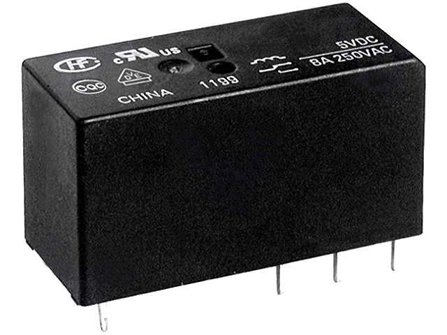 Releu 12VDC, 16A, SPDT, HF115F/012-1Z3A, HONGFA