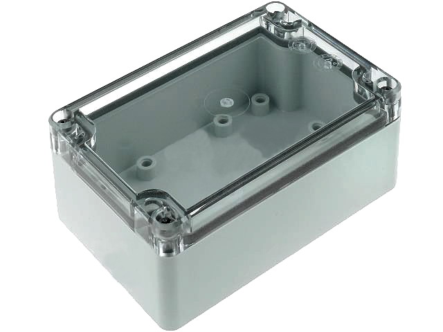 Cutie policarbonat gri IP67 80x120x55mm PCT081206