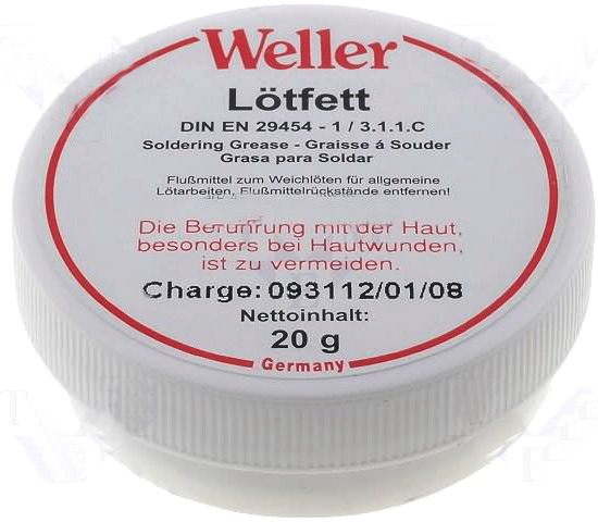 Pasta de lipit, pasta decapanta, otel, alama, cupru, 20gr, LF25, Weller