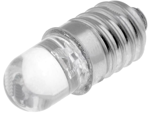 Bec cu led, 24VAC/DC, E10, albastru, LB-E10-24AC/DC