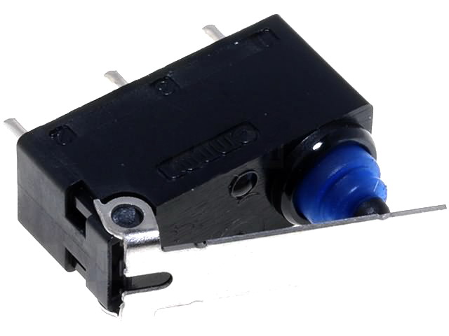 Întrerupător cu lamela, 2A, 12V, SPDT, D2HW-A211D, OMRON