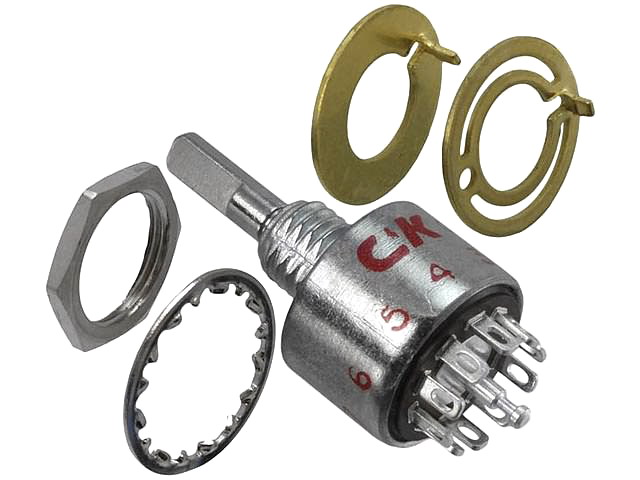 Comutator rotativ, 10 poz, 0.15A, ME00L1NZQD, C&K COMPONENTS