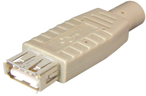 Conector usb, mama, USB-A, lipire pe cablu, USB727