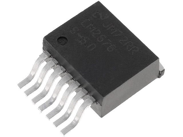 LM2676S-5.0, Switch. Reg, 5V, 3A, 45Vs, D²Pak-7, TEXAS INSTRUMENTS