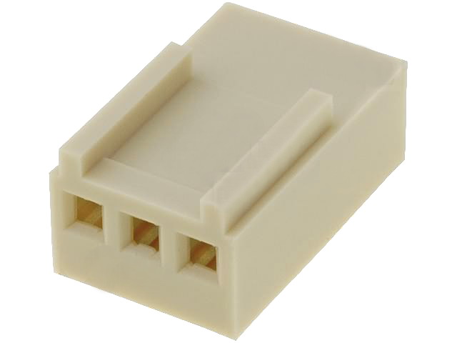 NS25-G3  Conector cablu-placă; mamă; 3 PINI ; Pas:2.54mm; pe cablu