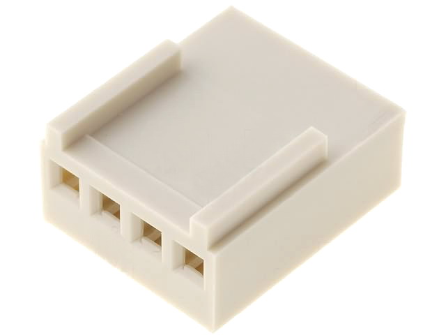 Conector cablu-placă;  mamă; 4 pini ; 2,54mm; pe cablu, NS25-G4