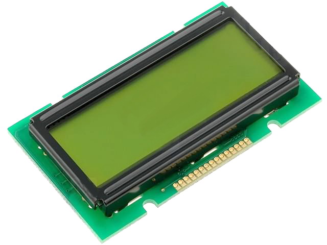 Afisaj LCD alfanumerice; STN Negative; 12x2; verde, RC1202A-YHY-CSX