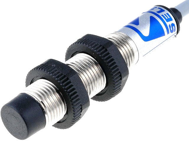 Senzor inductiv de proximitate, 0-4mm, M12, NO, PNP, cablu 2m, IP67, PCID-4ZP