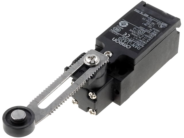 Limitator cursa cu maneta, reglabila, 10A, NO, NC, D4N-1A2G