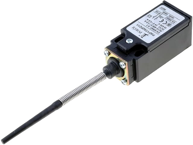 Limitator cursa cu tija 95mm, PAP1T92PZ11 NO + NC 10A