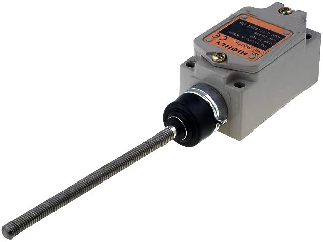 Limitator sfirsit de cursa cu arc, 110 mm, NO+NC, WL-5106