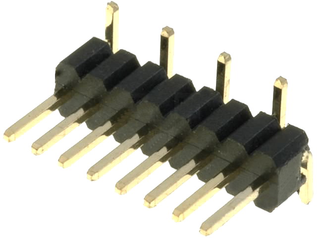 Şir pini; şiruri pini; tată; PIN: 10; verticale; 1,27mm; SMT; 1x10, ZL321-10P