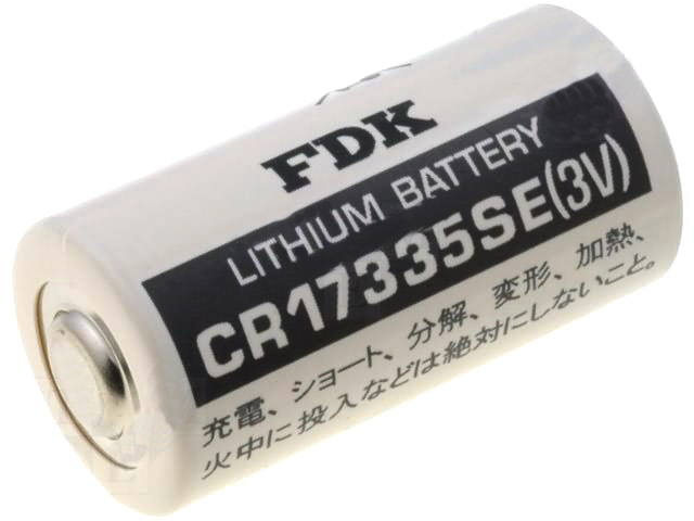 Baterie Litiu 3V/1800mA, 2/3A, 17x33.5mm, BR-CR17335SE, SANYO