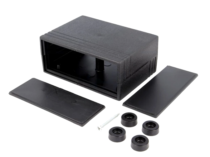 Cutie plastic, 91x39x66mm, cu panou, Z-6/B, KRADEX