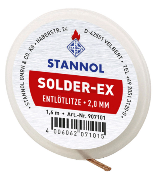 Tresa absorbanta 2mm, dezlipit, 1.6m, EL200, STANNOL