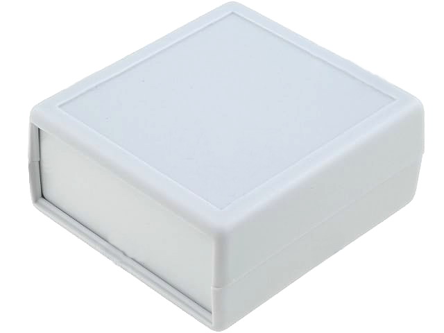 Cutie plastic, cu panou, 62x30x69mm, gri, cu panou, Z67J-ABS