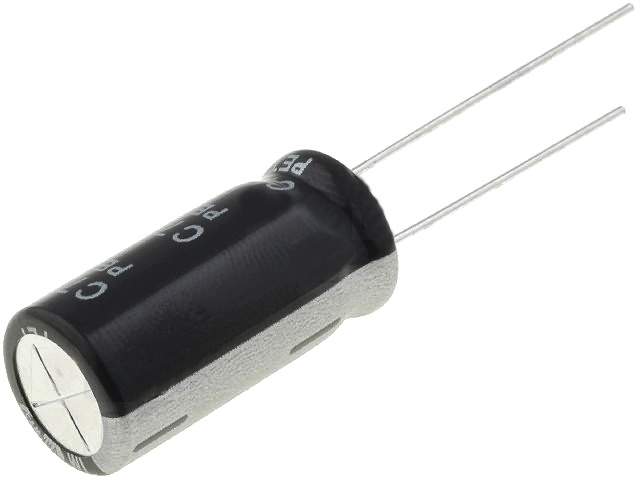 1500uF/10V, Condensator, Low Esr, 105C, 10x20mm, SAMHWA