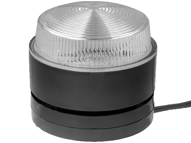 Modul semnalizare optica, alba, lumina intermitenta, 230VAC, IP67, X80-04-05