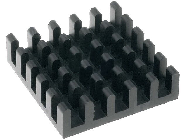 Radiator led, aluminiu, 21x21x6mm, ICKBGA21X21