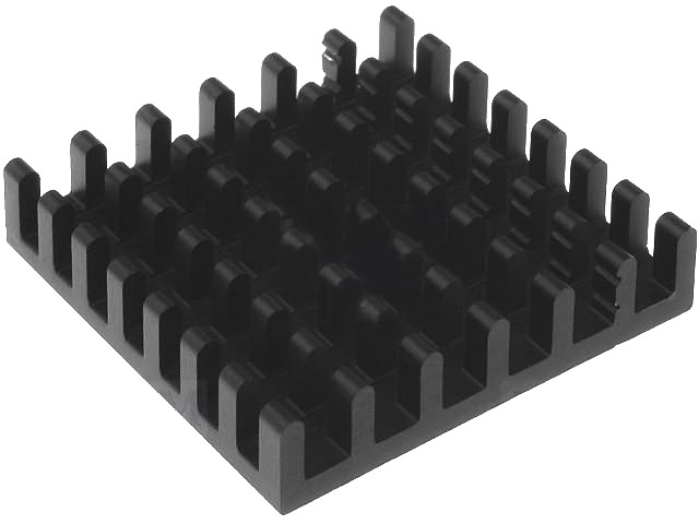 Radiator led, aluminiu, 31x31x6mm, ICKBGA31X31