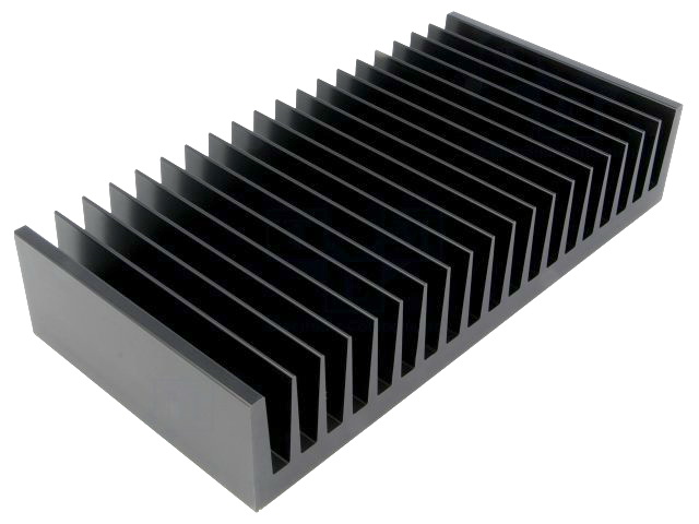 Radiator Aluminiu, 100x200x40mm, SK47/100/SA, FISCHER