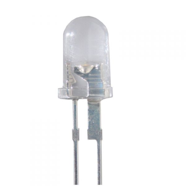 Led 5mm, alb rece, 75000mcd, 3-3.8V, OSW54L5111P