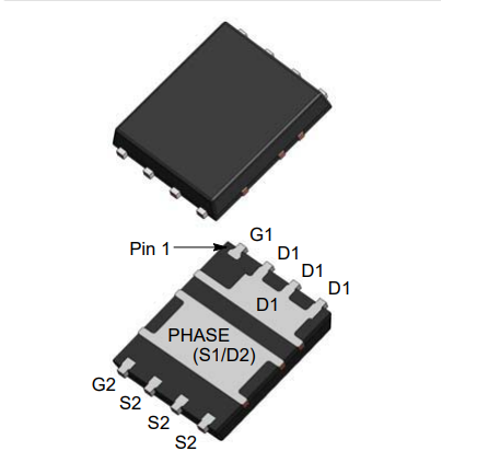 FDMS3660S, N-MOSFET, DUAL, Asymmetric, 30V, 60A, POWER56, ONSEMI