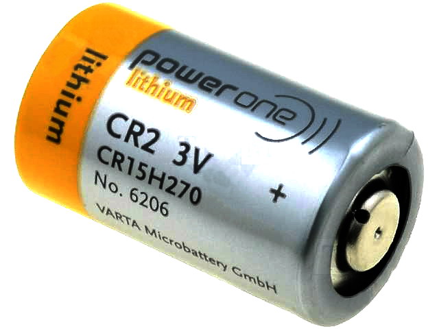 BAT-CR2/V, Baterie litiu, 3V, 870mAh, VARTA