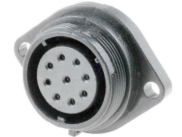 Conector circular 9 pini mama SP2113/S9 IP68 500V 5A WEIPU